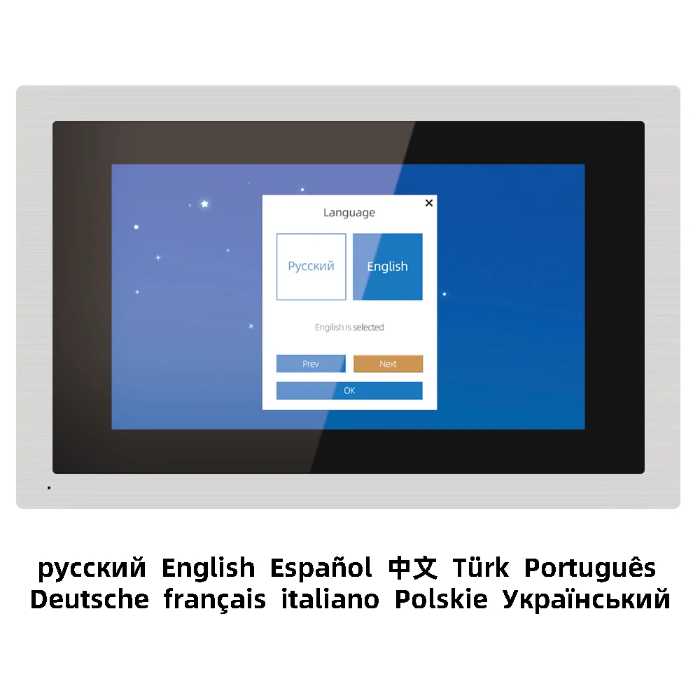 Рисунок 2 - Jeatone 7-дюймовый монитор PoE для серии 87 SIP IP