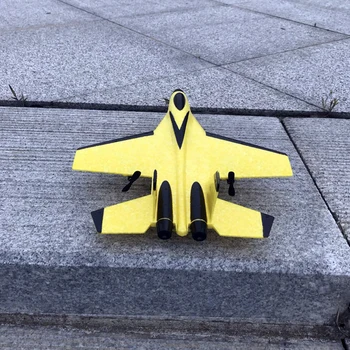 2.4G Glider RC drone SU35 Fixed wing airplane Hand Throwing foam dron Electric Remote Control Outdoor RC Plane toys for boys F22 2