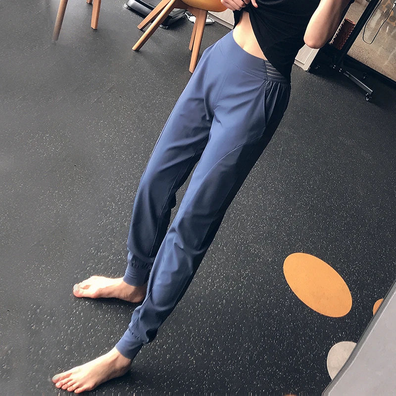 Women's Sweatpants Loose Fit Running Fitness Pants Thin Quick-Drying High  Waist Stretch Yoga Pants Solid Casual Ankle-Length