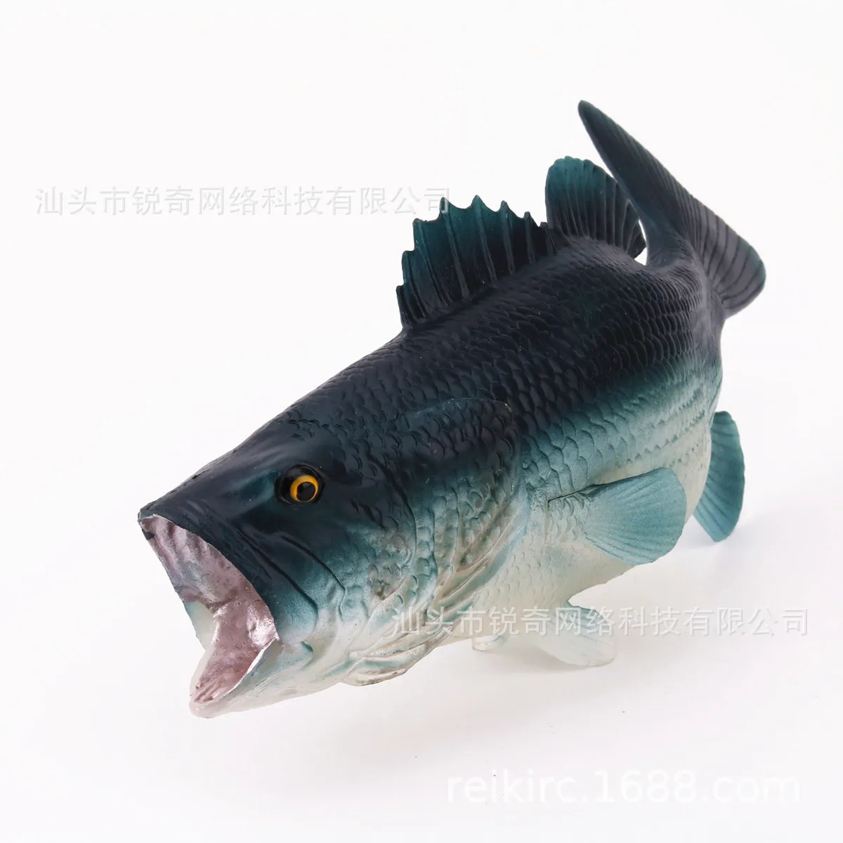 

Model Static Solid Bass Model Environmentally Friendly Plastic Mini Animal Children Hand Puppet