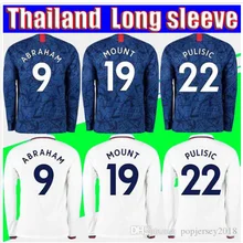 Опасности KANTE Chelsea jersey home Away пулишича HUDSON-ODOI Игуаин WILLIAN 19/20 футбольного клуба «Челси» рубашка с длинным рукавом
