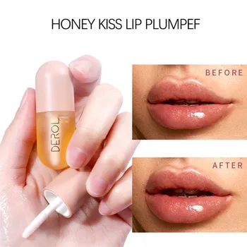 

5ml Instant Volumising Lips Plumper Repairing Reduce Lip Fine Lines Mask Long Lasting Moisturizer Care Lip Oil Sexy Plump Serum