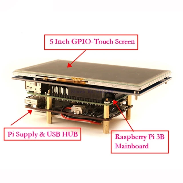 

A7-- 5V 2A Power Supply Board Module USB HUB Lithium Battery Module Raspberry Pi 3 Zero/3B/2B/B