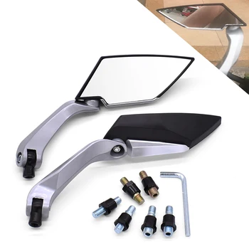 

For Honda cbr 600 f 650f 900 rr 250 r 500r 600rr 600 rr Motorcycle Mirror Scooter E-Bike Back Side Rear View Mirrors Black