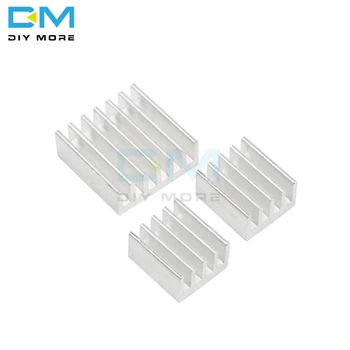 

1set 3PCS Aluminum Heatsink Fans Pure Cooler Adhesive Kit For Cool For Raspberry Pi 3 Heat sink Set Kit Diymore