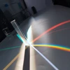 1pcs  Optical Glass Right Angle Reflecting Triangular Prism For Teaching Light Spectrum Rainbow prism ► Photo 3/6