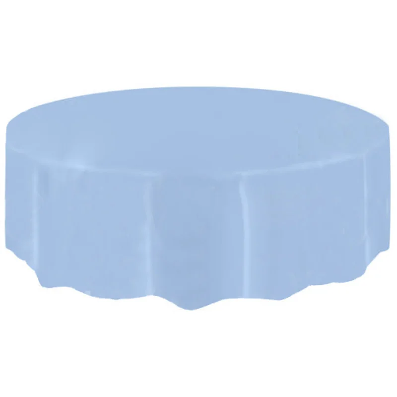 Environmentally Friendly Round Plastic Party Wedding Tablecloth