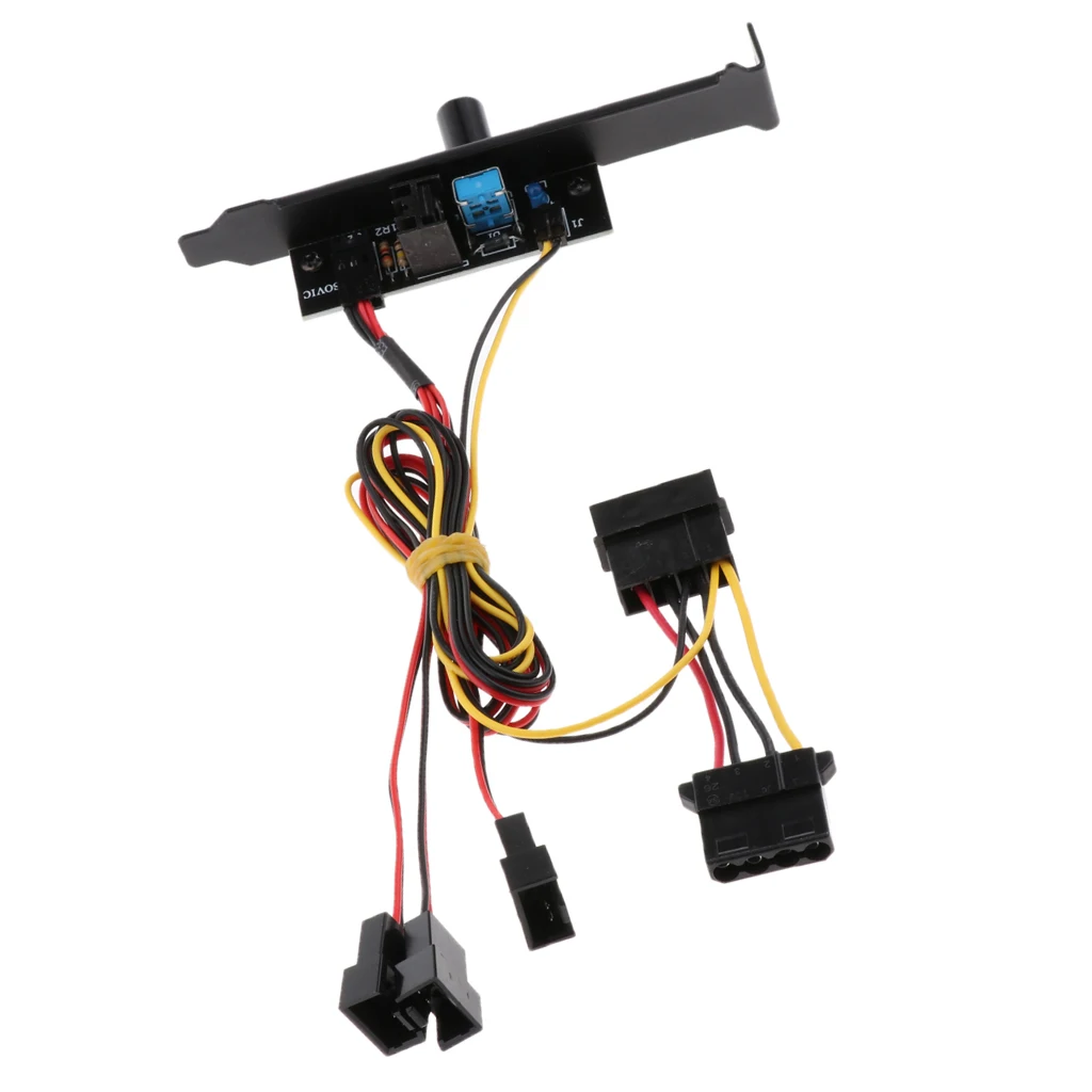 3 Channels PC Cooler Cooling Fan Speed Controller for CPU Case HDD DDR VGA AS L 3 Channels PC Cooler Cooling Fan Speed Controller for CPU Case HDD DDR VGA AS L