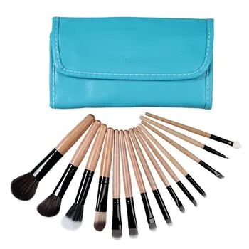 

Pro 12pcs + 2 Free Make up Brushes Brush with Pouch Case Cosmetic Exquisitely Designed Durable Gorgeous