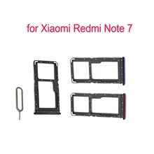 Для XIAOMI Redmi Note 7 телефон sim-карта адаптер лотка для Xiaomi Note 7 корпус лоток для карт памяти Micro SD Держатель Замена