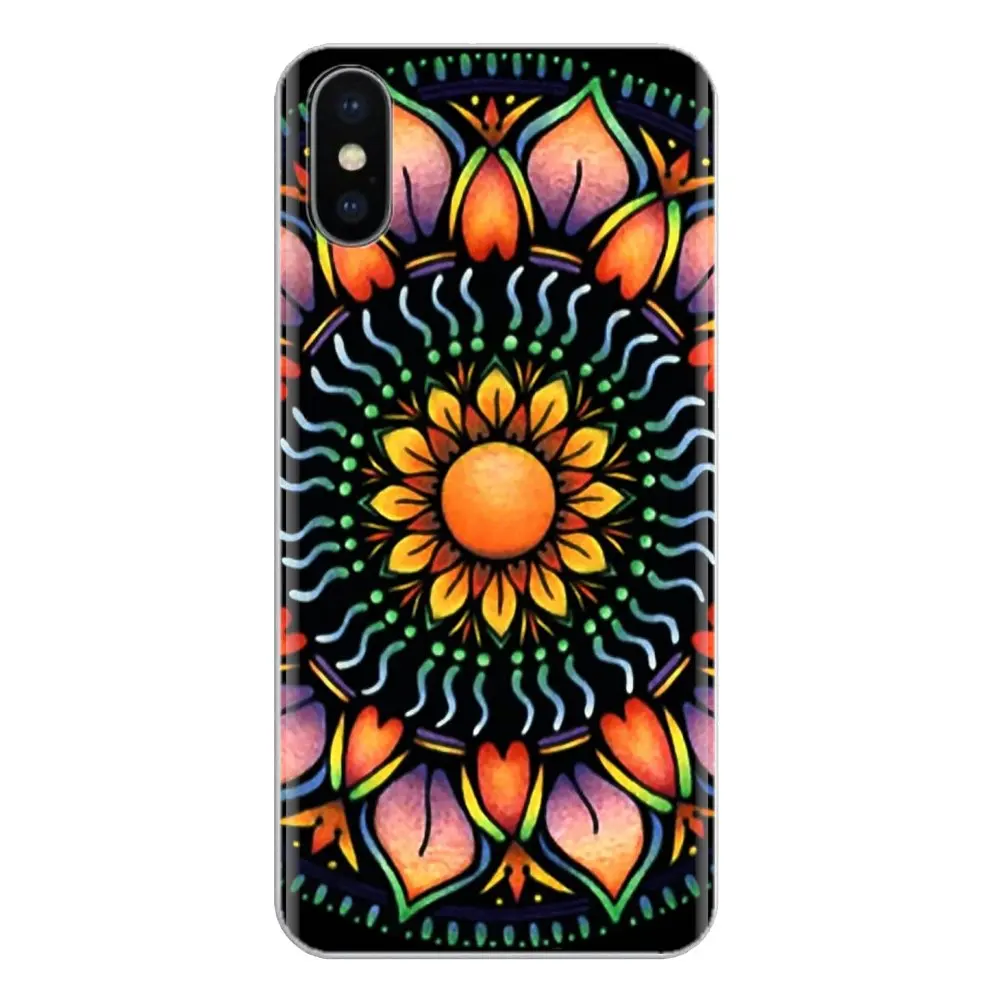 Mandala Lace Flower Silicone Phone Shell Cover For Xiaomi Mi4 Mi5 Mi5S Mi6 Mi A1 A2 5X 6X 8 9 Lite SE Pro Max Mix 2 3 2S | Мобильные