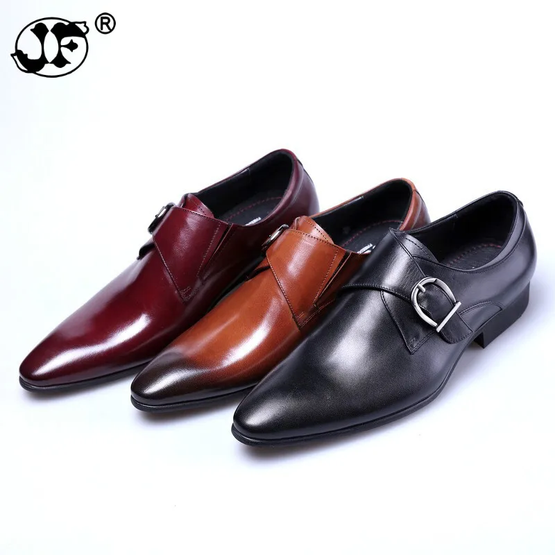 

2019 New High Quality Brand Luxury Designer Men Business Boat Flats Casual Shoes Men Buckle Genuine Leather Loafers Driving Shoe