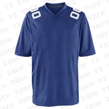 Индивидуальные Новые мужские спортивные футболки для американского футбола Saquon Barkley Daniel Jones Sterling Shepard дешевые футболки для Йорка