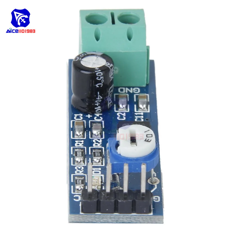 Diymore LM386 супер аудио усилитель 20X/200X усиление Mono Amplificador модуль|Интегральные схемы|