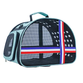 

Portable Dog Carrier Bag Cats Handbag Foldable Outdoor Travel Puppy Carrying Bags Dog Kennel Mesh Shoulder Bag Pet Supplies