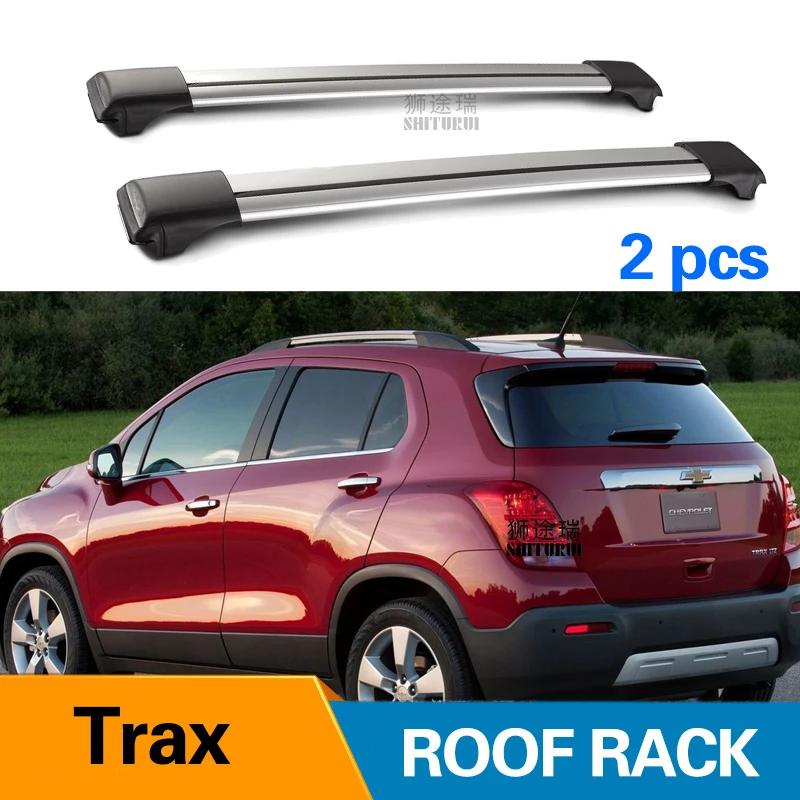 Details about   For Chevrolet Trax/Tracker Since 2013 Lockable Aerodynamic Cross Bars Roof Rack