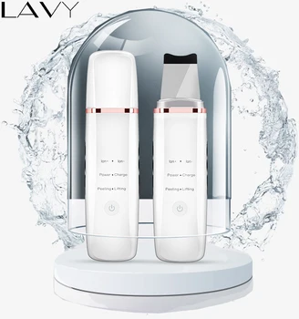 

Phototherapy Skn Ultrasonic Face Cleaner Skin Scrubber Ultrasound Vibration Massager Ultrasound Peeling Clean Tone Lift Scrubber