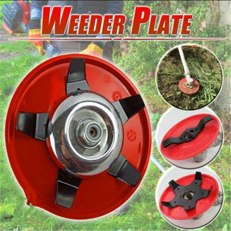 

Multifunction Blades Cutter Head Grass Trimmer Brush Weed Brush Cutting Head Garden Power Tool Accessories for Lawn Mower