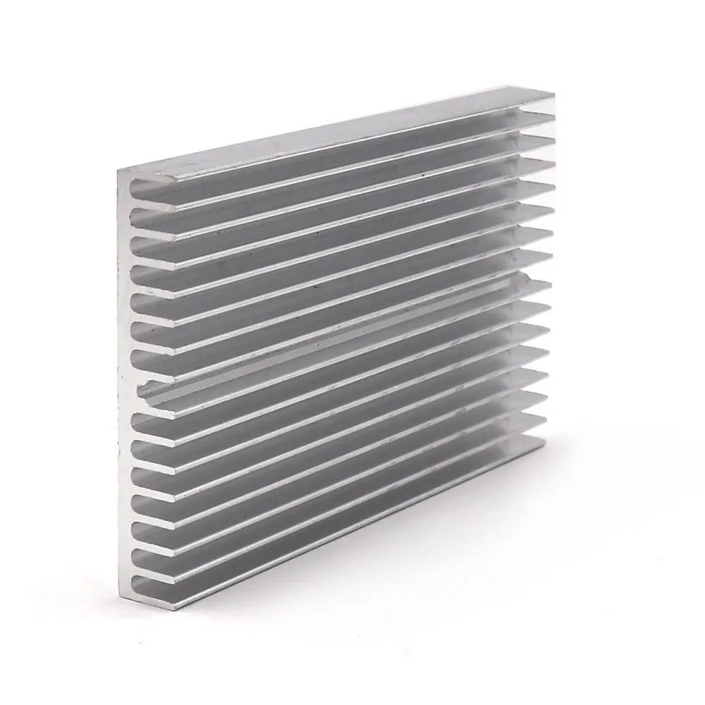 2PCS 100x60x10mm Rectangle Heat Sink 100mm Cooling Aluminum Board Radiator Heatsink Plate for COB LED Light Lamp Lighting 50W