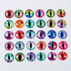 Yeux en verre cristal auto adhésif, Simulation d'animaux, pour bricolage, Scrapbooking, artisanat, projets, poupées, accessoires, jouets faits à la main 