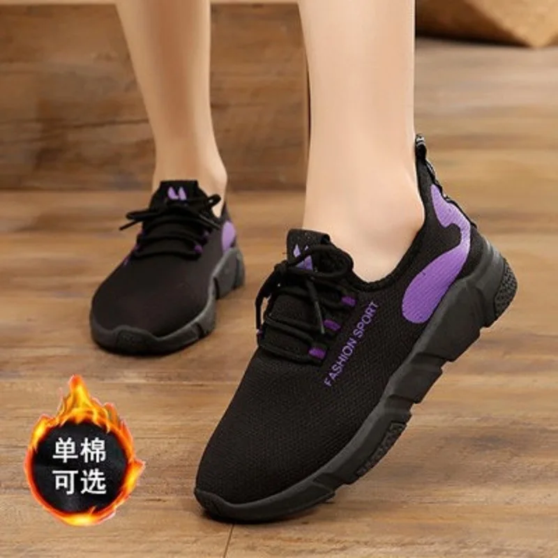

2019 New Style Old Beijing Autumn Versatile WOMEN'S Shoes Breathable Anti-slip Casual Sports Shoes Students Casual Running WOMEN