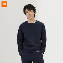 Xiaomi Mijia мужской модный свитер с высоким воротом, 3d-жаккард, а-класс, антибактериальная теплая удобная трикотажная одежда