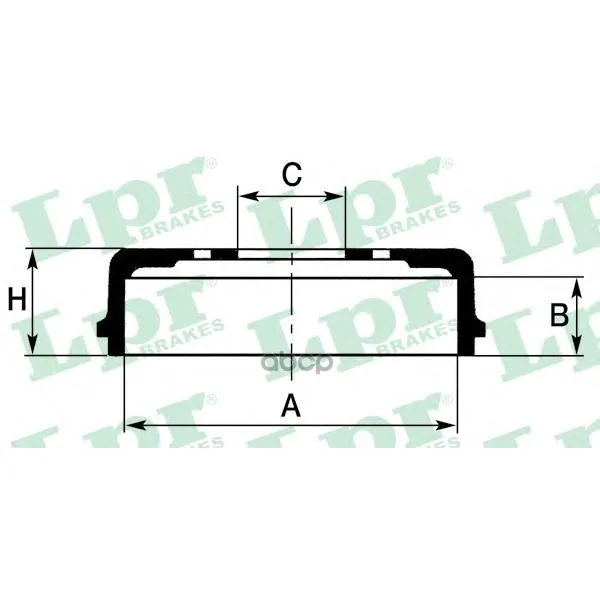 Барабан Тормозной Nissan Almera N15/Sunny Iii Lpr 7d0130 Lpr арт. 7D0130