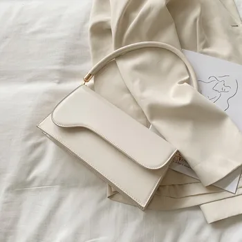 

Small PU Leather Crossbody Bags for Women Elegant Female Shoulder Handbags Casual Flap Bag Simple Style Ladies' Travel Tote Bags