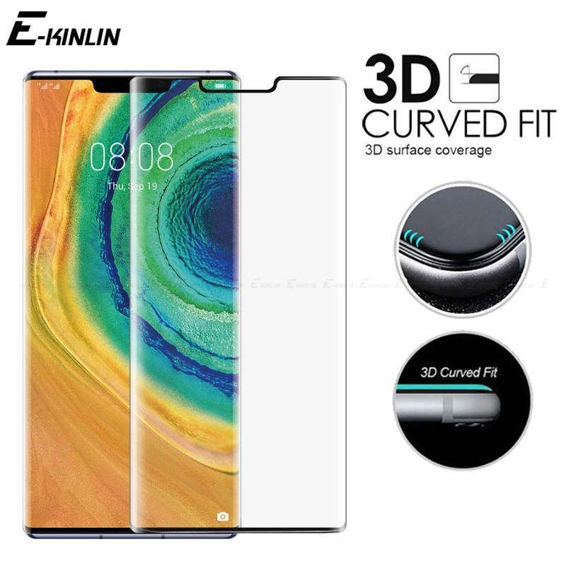 3D Защитная пленка с закругленными краями и полным покрытием для HuaWei Mate 40 40E 30E 20X30