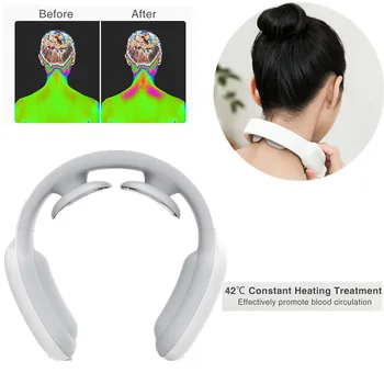 Smart Neck Massager Electric Neck Massage Pain Relief Tool Health Care Relaxation Cervical Vertebra Physiotherapy
