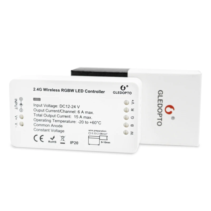 3pcs GLEDOPTO RGB+ CCT Zigbee умный светодиодный светильник RGBW контроллер полосы DC12-24V умный Hue мост Amazon Alexa Echo Plus - Цвет: 3pcs
