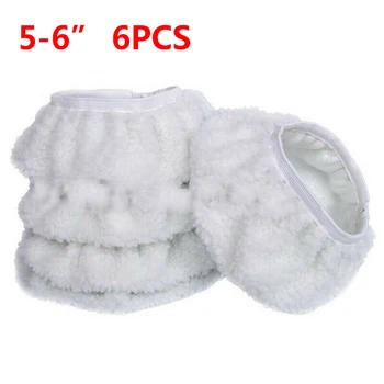 

Washable 6pcs Soft Wool Polishing pad Bonnet Buffer Cushion 5-6 Inch Cleaning Accessories Tool Detailing Useful