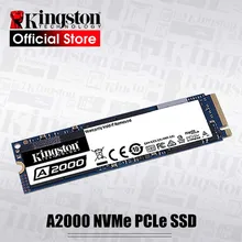 Kingston Внутренний твердотельный накопитель на жестком диске 250G 500G 1 ТБ A2000 NVMe PCIe M.2 2280 SSD NVMe SSD для ПК Тетрадь ультрабук