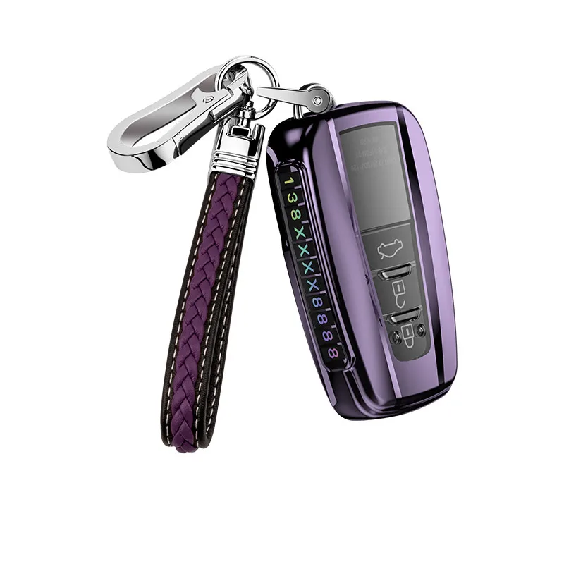 

New Tpu Car Key Case Cover For Toyota key cover Camry Prado Willanda CHR Prius Corolla RAV 4 Keychain Shell Accessories
