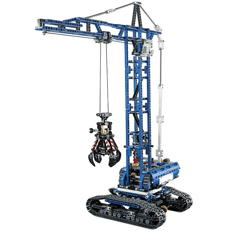 Стиль блоки 20010 гусеничный кран 1401 шт совместимый Technic 42042 Строительные кирпичи развивающие игрушки рождественские подарки