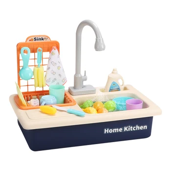

Kitchen Sink Toys Electric Dishwasher Playing Toy Pretend Playing Upgraded Dishwasher Set Suit For Aged 3 And Over Boys Girls