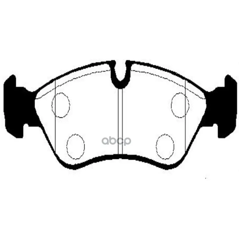 Ckkd-4_колодки Дисковые Передние! Daewoo Leganza 2.0 16v 97-99/Nubira 1.6i/2.0i16v 97-03 Ctr Ckkd4 Ctr арт. CKKD4