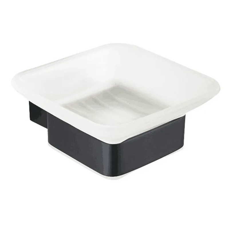Soap Dish Holder Hongdec настенное крепление матовый черный набор аксессуаров для ванной из нержавеющей стали - Цвет: Soap Dish Holder
