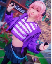 Astolfo – uniforme de Cosplay, veste + t shirt + jupes, Costume de dessin animé aphrypha 