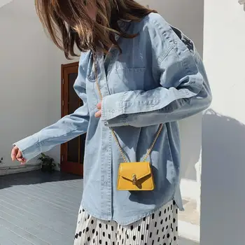 

Super Mini PU Leather Crossbody Bags For Women 2020 Summer Shoulder Messenger Handbags Female Chain Cross Body Bag