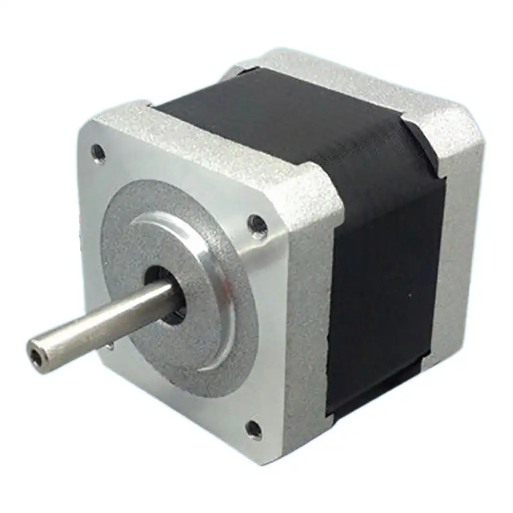 42mm Two phase Stepper Stepping Motor, 24V/1.7A 1500 RPM, 1.8 Degree Step Angle with 4 Lead for Nema17 3D Printer, CNC