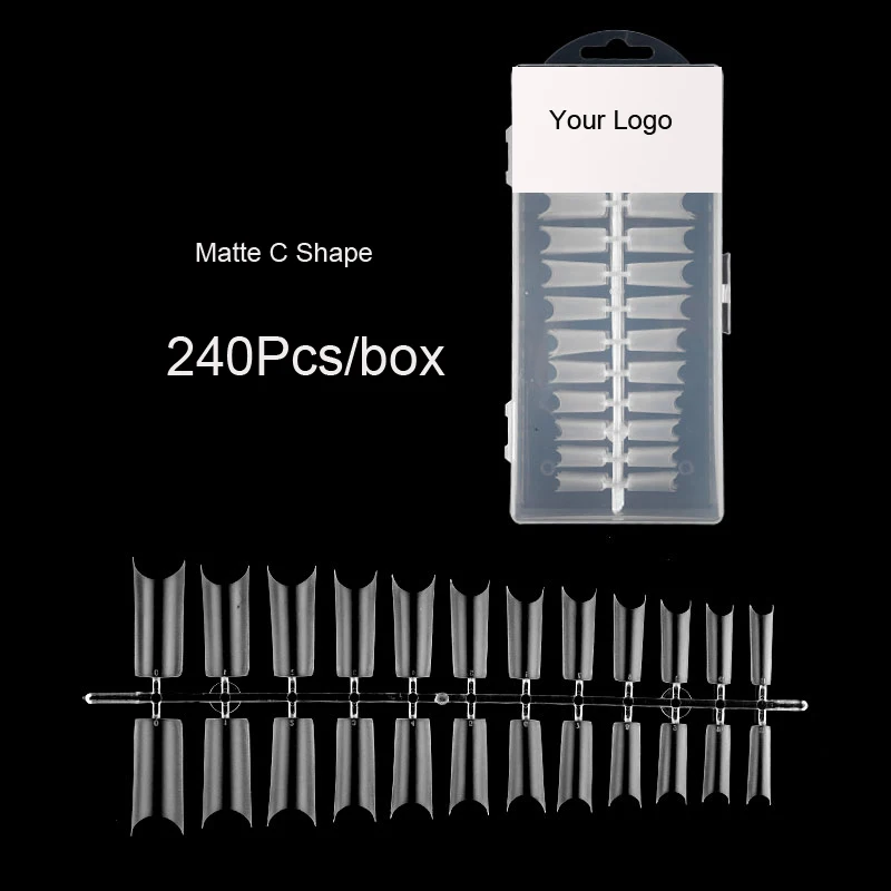 竹筒法式甲(磨砂)