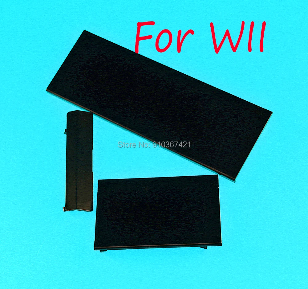 1Set Di Plastica Memory Card Door Slot Cover Controller Door Cover 3 In 1 Gusci Protettivi Coperchi Di Ricambio Per Nintend Wii Game