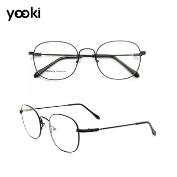 

Round Prescription Glasses Men Light Titanium Alloy Myopia Optical Frame Korean Eyewear Prescription Eyeglasses