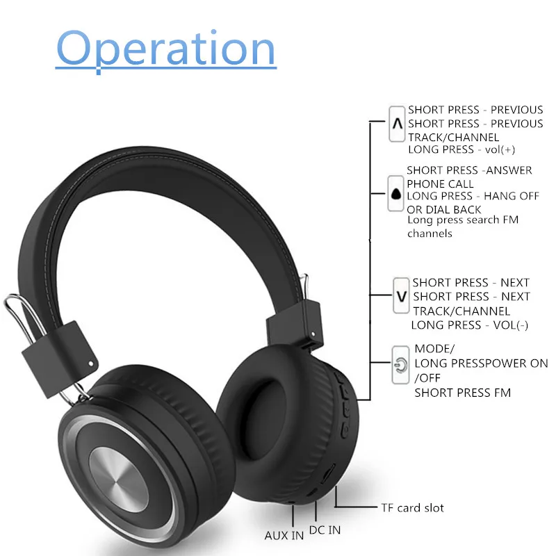 SODO 1002 Headphone Nirkabel Headset 