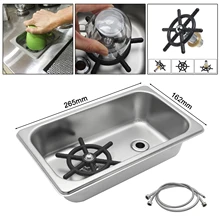 Cup Washer Stainless Steel Automatic Cup Washer For Glass Cleaning Rinser Bar Rinser Glass Rinser Kitchen Sink Accessories