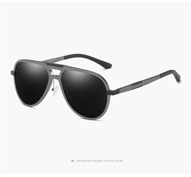 Модные трендовые мужские Поляризованные, большие солнцезащитные очки, черные солнцезащитные очки для улицы, очки для женщин в стиле ретро