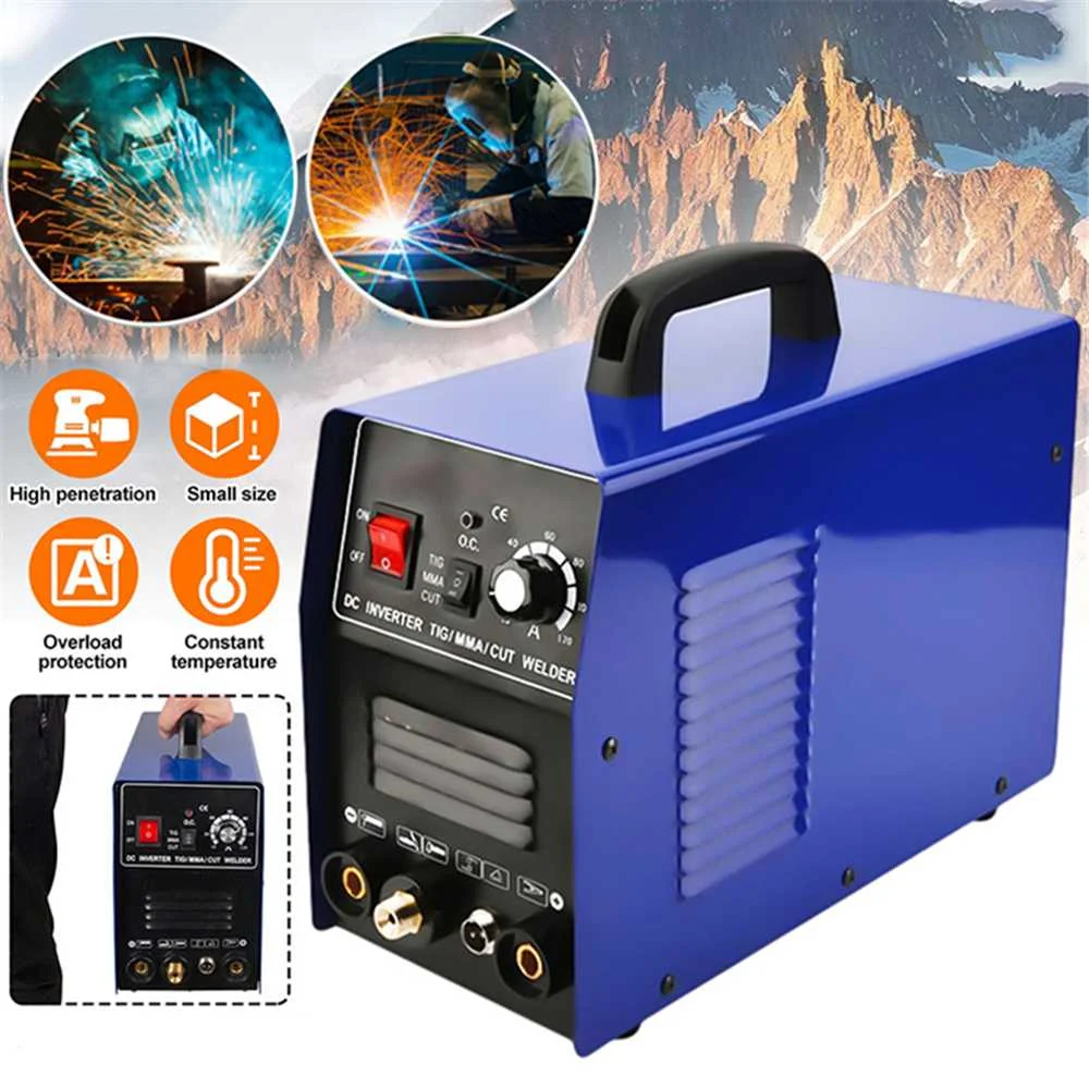 CT312 AC220V 3 IN 1 MIG TIG MMA Semi-automatic Welding Machine Welder Inverter Gasless Plasma Cutter Welding Equipments EU Stock 2