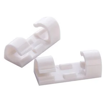 

40pcs Organiser Space Saving Round Clamp Home Management Set Wire Holder Cable Clip Multi-Purpose Self-adhesive Office