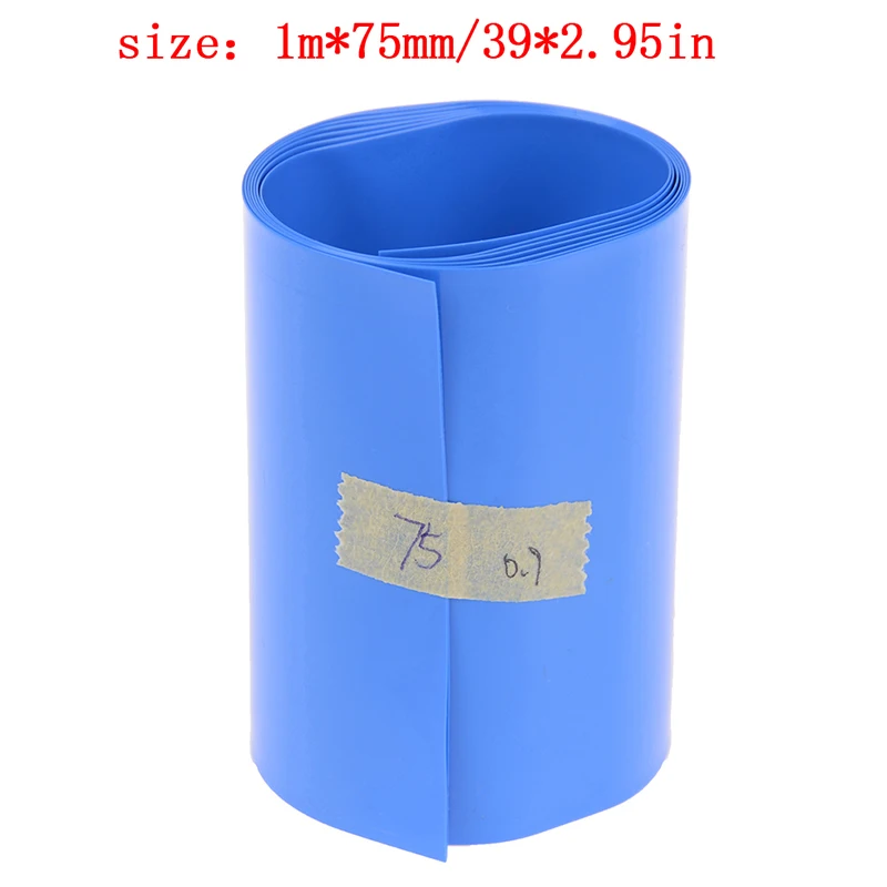 N75 30/50/65/75/85mm18650 литий Батарея терм усадочная трубка литий-ионный аккумулятор Обёрточная бумага кожного покрова ПВХ термоусадочная пленка муфта для труб аксессуары - Цвет: N75